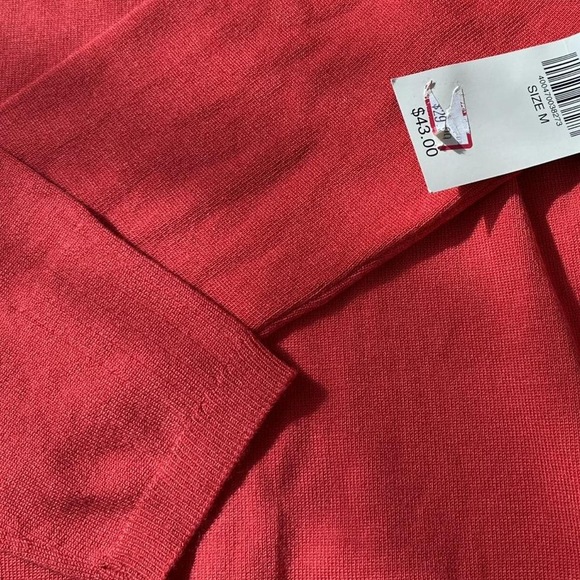 Valerie stevens NWT Terracotta orange long sleeve turtleneck - Picture 4 of 7